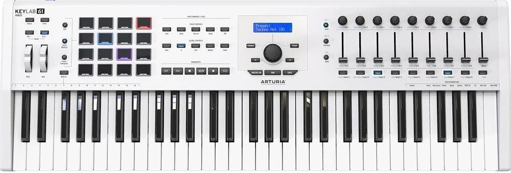 Arturia KeyLab 61 mkII Barva: bílá