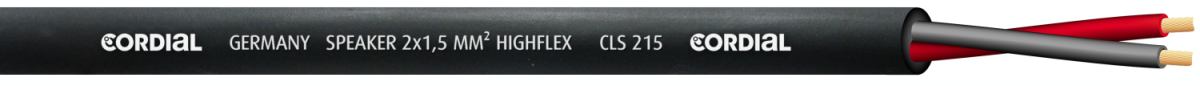 Cordial CLS 215 Barva: černá