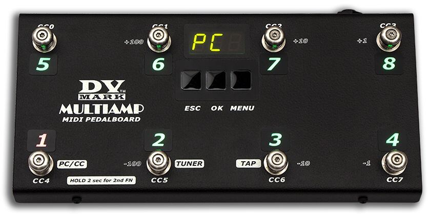 DV Mark Multiamp MIDI Pedalboard