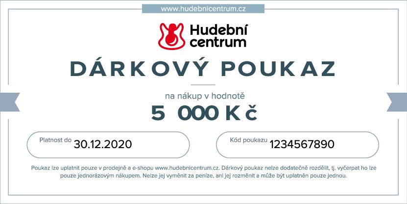 Dárkový poukaz 5000 Kč
