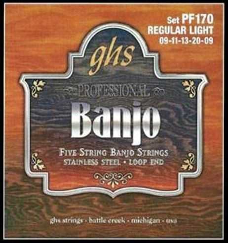 GHS Banjo 5 Stainless Steel Tvrdost: 009/020