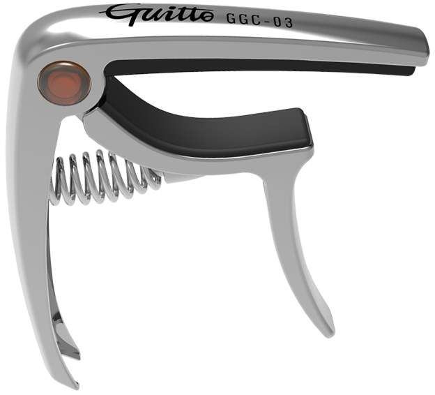 Guitto GGC-03 Metal Capo Barva: stříbrná