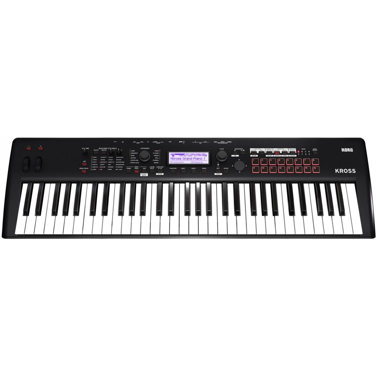 Korg KROSS 2-61 Barva: MB (Super Matte Black)