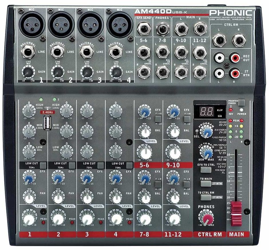 Phonic AM440D USB-K-1
