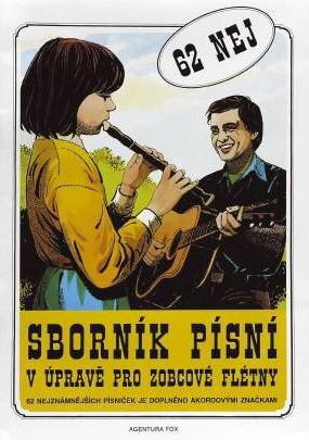 Sborník písní v úpravě pro zobcové flétny – 62 NEJ